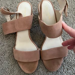 6.5 cole haan nude kitten sandal